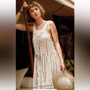 Magali Pascal Tangier Eyelet Mini Dress size M